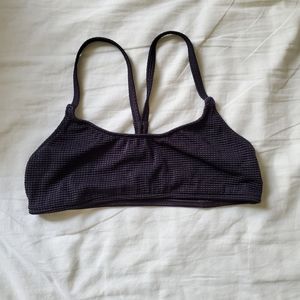 Navy Blue Bikini Swim Top